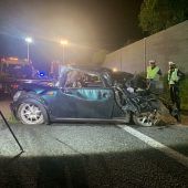 Frontal gegen Lärmschutzwand