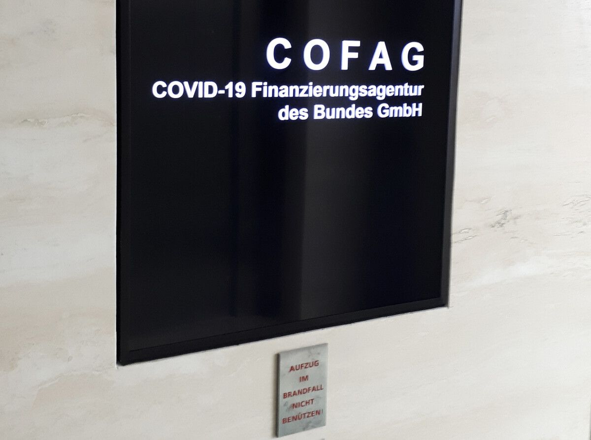 Die COFAG war eilig ins Leben gerufen worden. Grund waren rasch nötige Staatshilfen für Firmen aufgrund der Corona-Pandemie. apa