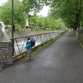 Neues Geländer ­entlang der Litz