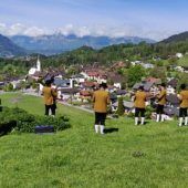 Musikanten nahmen online Aufstellung
