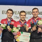 EM-Gold im Team für Mathis und Diem