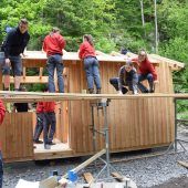 Schüler im Einsatz für Bludenzer „WaldLüxe“