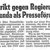 Der ewige Kampf um die Medienfreiheit