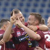 Altach holt einen Punkt in St. Pölten,­ dank Doppelpack Danilo Carando (r.). »C1