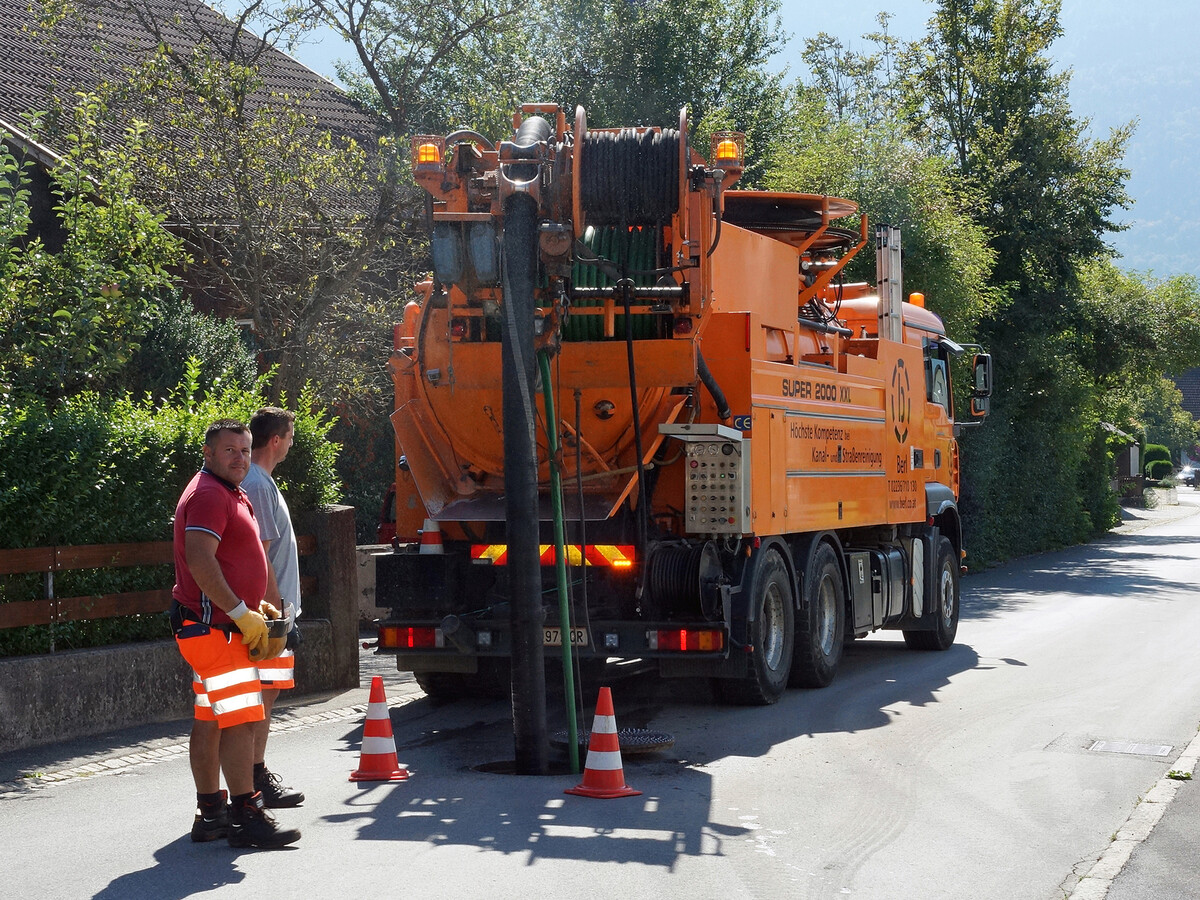Heuer ist der fünfte Wartungsabschnitt an der Reihe. Stadt Bludenz
