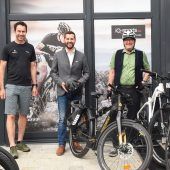 Drei neue E-Bikes für die Mitarbeiter des Rathauses