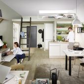 Tiny Kitchen mit reichlich Stauraum