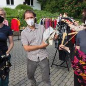 Textiles Tauschspiel in St. Arbogast