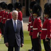 Queen empfing US-Präsident Biden und First Lady zum Tee