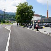 Neue Bushaltestelle in Bürs in Betrieb