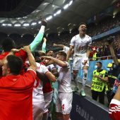 Schweizer feiern „Wahnsinn“ von Bukarest