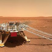 Chinas Mars-Rover hinterließ Spuren auf dem Mars