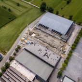 PV-Anlage für die Messehallendächer