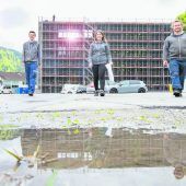 Der Bau des energie campus montafon schreitet voran