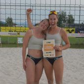 Tiroler Teams im Parkbad auf Podest