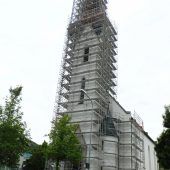 Turm gut verpackt