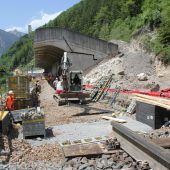 Bahnbau voll auf Schiene