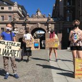 Protest-Comeback: Thunberg wieder vor Parlament in Stockholm