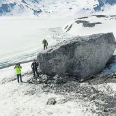 Gewaltiger Felssturz am Lünersee