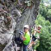 Klettersteigkurs in Partenen