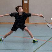 Badminton-Nachwuchs in Wolfurt im Einsatz