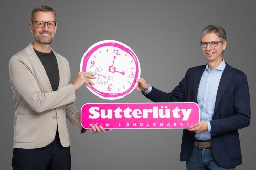 Eigentümer und GF Jürgen Sutterlüty und Geschäftsführer Alexander Kappaurer.  FA