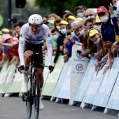 Tour-Favorit Pogacar dominiert im Zeitfahren