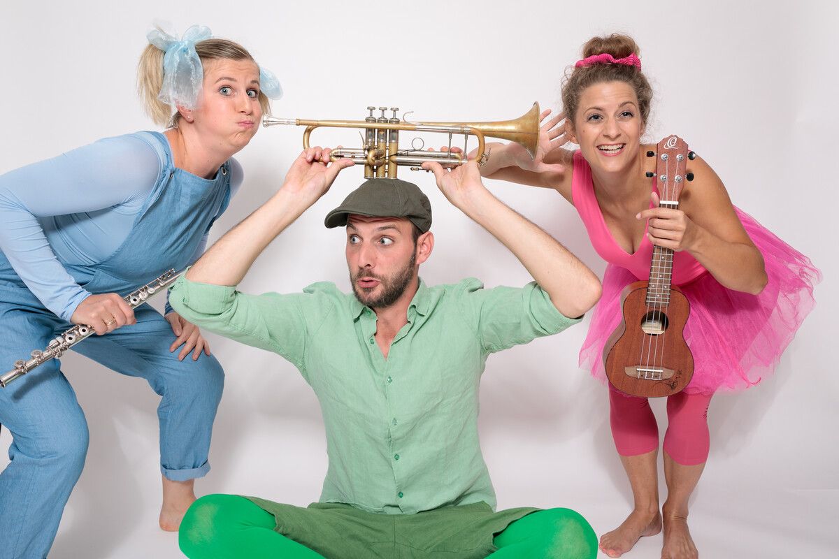 Gibt heute ein Konzert: das Trio Pfiffikus. ⇒Alexander Müller