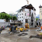 Megabaustelle im Schrunser Ortszentrum