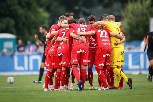 Als Einheit will sich die Mannschaft des FC Mohren Dornbirn heute im Cup präsentieren. gepa