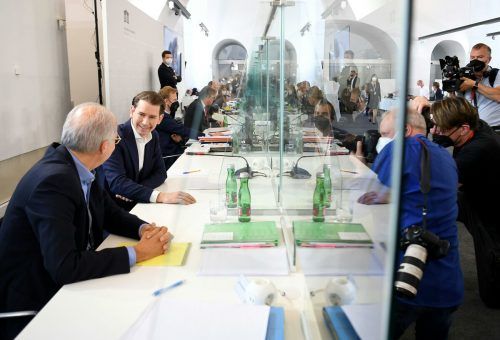 Am Tag der Befragung von Kurz entstand der U-Ausschuss-Cluster. APA