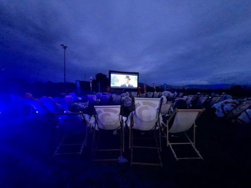 Anfang Juli fand im Götzner Stadion das Silent Cinema statt. BEck