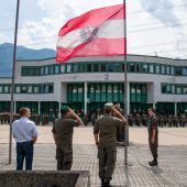 Feierliche Angelobung in der Walgaukaserne