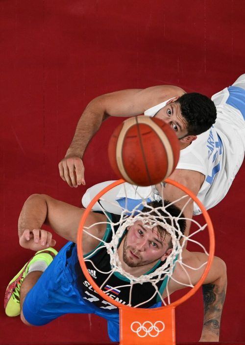 Basketballstar Luka Doncic agierte bei seinem Olympiadebüt überragend. AFP
