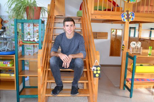 Daniel Müller unterstützte neun Monate lang das Kindergartenteam. BI