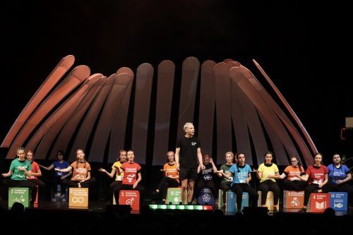 Das Musical „Solve It!“ wurde im Kulturhaus fünf Mal aufgeführt. Caritas