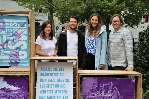 Das Organisationsteam: Natalie, Michael, Selina und Matthias. Uysal