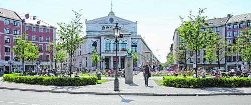 Der Gärtnerplatz gehört zum gleichnamigen Stadtviertel. München Tourismus, Sigi Müller