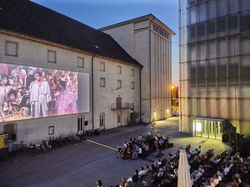 Der Karl-Tizian-Platz in Bregenz wird wieder zum Kino. kub/kuzmanovic