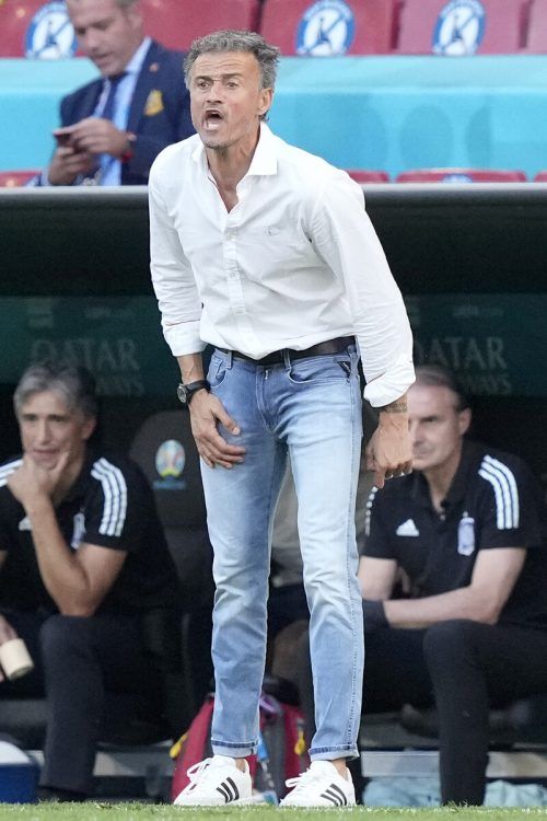 Der spanische Sturschädel Luis Enrique. ap
