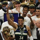 Bucks bejubeln Titel und Antetokounmpo