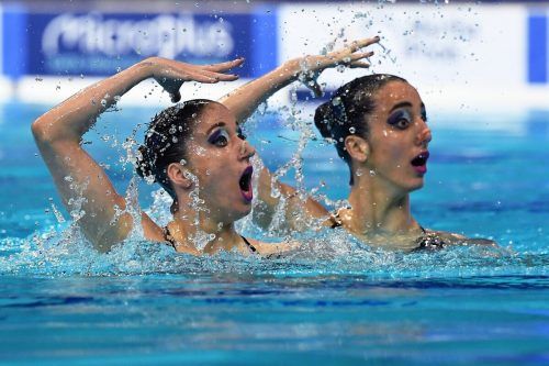 Die Wienerinnen Eirini und Anna-Maria Alexandri belegten in Rio 2016 bei ihrem Olympiadebüt Rang zwölf im Synchronbewerb. gepa