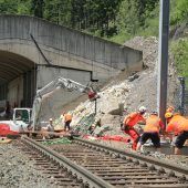Arlbergbahnstrecke wieder freigegeben