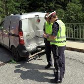 Unfall: vier Verletzte