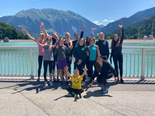 Ganz schön mutig zeigten sich die Team-Turner der Sportgemeinschaft Götzis im Hochseilpark am Golm. SG Götzis