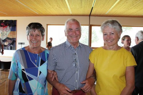 Hermi Leissing mit Günther und Herma Schmidt. nam/7