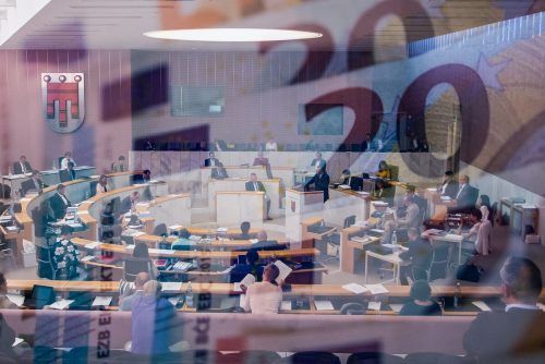 Im Landhaus regiert momentan der Sparstift. Seit Monaten sucht die Landesregierung nach Sparmöglichkeiten. ⇒VN/Steurer