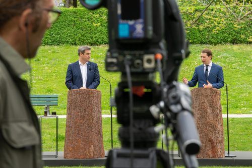 Im Mai war Sebastian Kurz Gast in München, nun kommt Markus Söder nach Bregenz. APA
