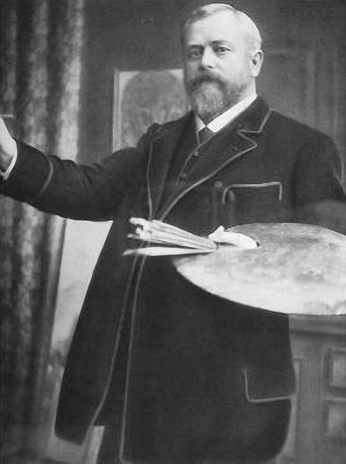 Jakob Jehly in seinem Atelier. Stadt Bludenz