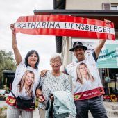 Ganz Göfis feierte Katharina Liensberger